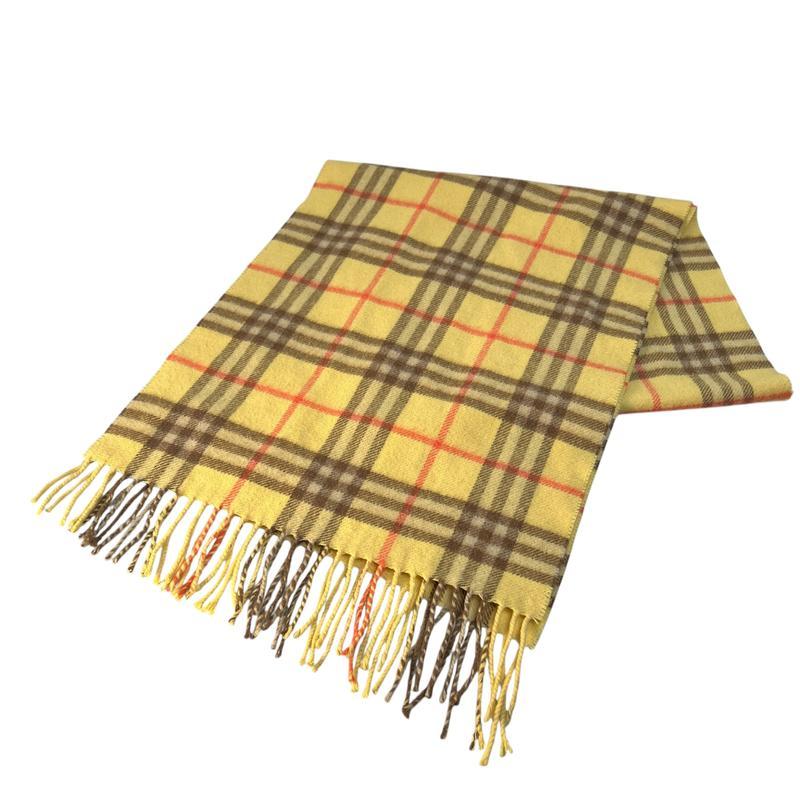 chhhneタグ付　バーバリー　カシミヤ100 ノバチェック　大判ストール バーバリー ノバチェックの大判ストール chhhneタグ付 バーバリー