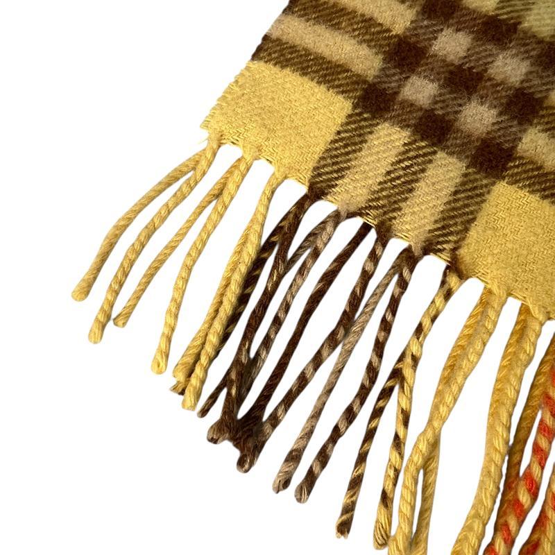 BURBERRY（バーバリー） バーバリーノバチェック柄 タグ付き カシミヤ