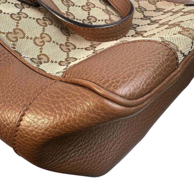 GUCCI グッチ GGキャンバス 2WAY キャンバス ハンドバッグ ブラウン A  