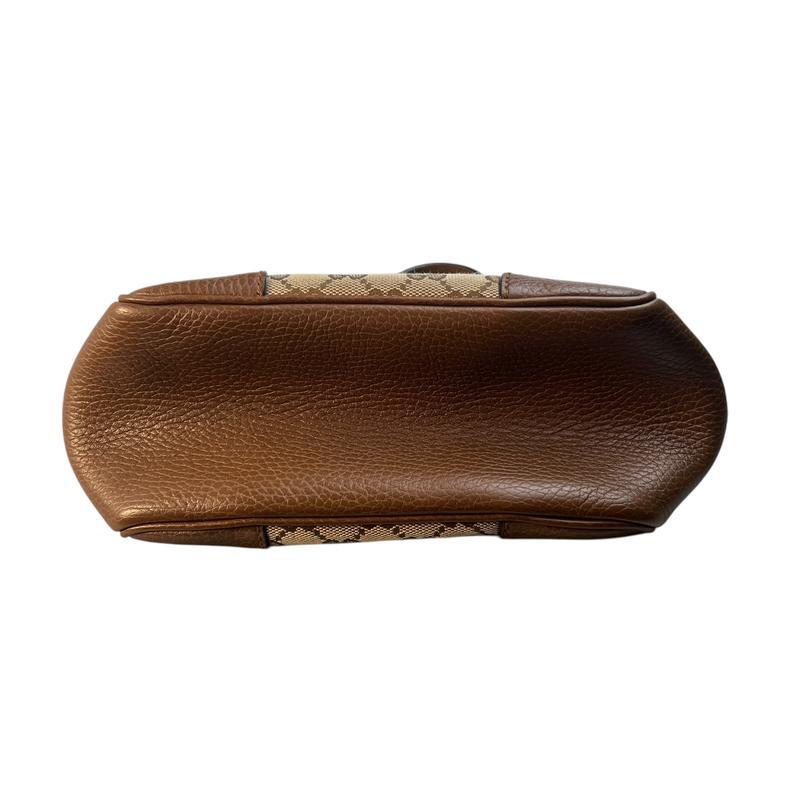 GUCCI グッチ GGキャンバス 2WAY キャンバス ハンドバッグ ブラウン A  