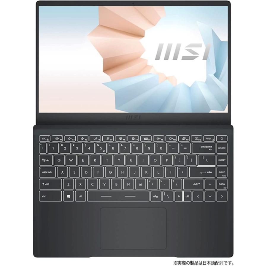 【新品】MSI/Modern-14-B11M-1097JP/Modern 14 B11/ 本体 Core i5-1135G7  2.4GHz/Windows 10 Pro/カーボングレイ【ゲームにもオススメ】