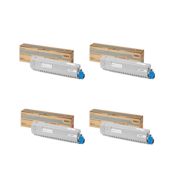 OKIトナーカートリッジ TC-C3BK1等４色 COREFIDO OKI TC-C3BK1 C3BC1 C3BM1 C3BY1 純正 4色セット トナー