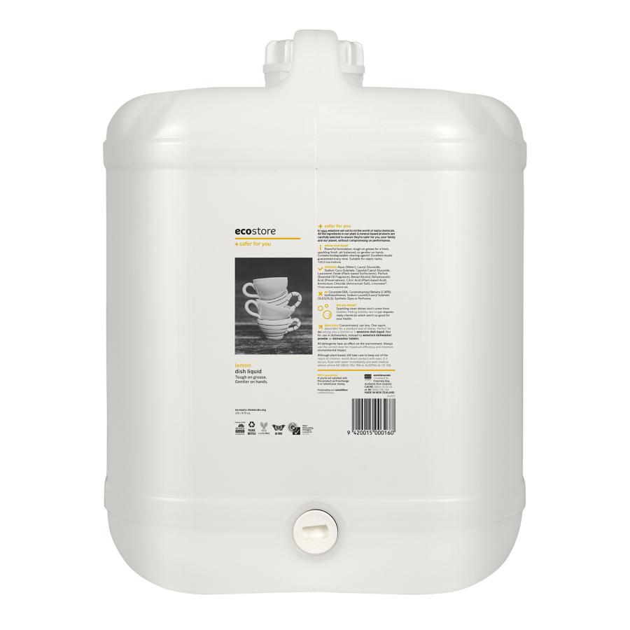 エコストア ecostore ディッシュウォッシュリキッド ＜レモン＞バルク 20L 食器用洗剤 大容量 液体 ナチュラル