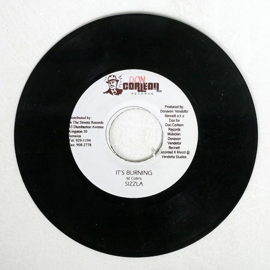 SIZZLA/IT'S BURNING/DON CORLEON NONE 7 □ : Face Records - 通販