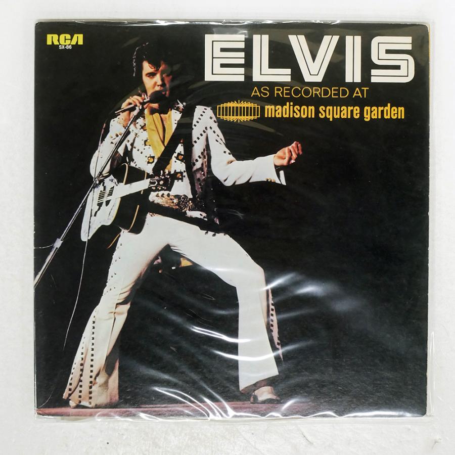 ジャンク 国内盤 ELVIS PRESLEY/ELVIS AS RECORD/RCA SX86 LP : Face