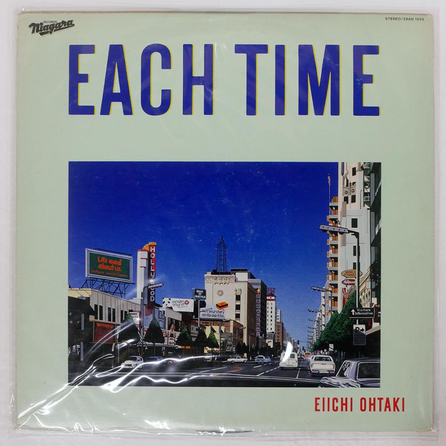 ジャンク 国内盤 大滝詠一/EACH TIME/NIAGARA 28AH1555 LP : Face