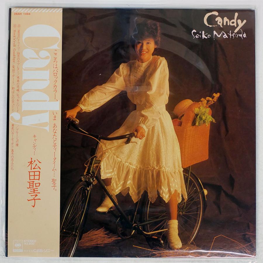帯付き 国内盤 松田聖子/キャンディ/CBS/SONY 28AH1494 LP : Face