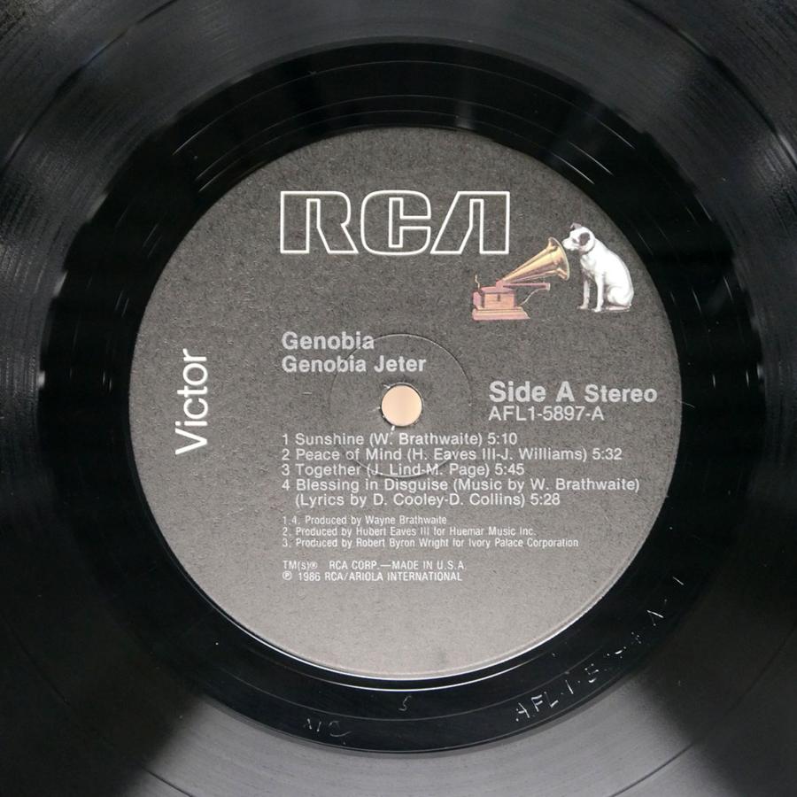 US盤 GENOBIA JETER/GENOBIA/RCA VICTOR AFL15897 : Face Records - 通販 ...