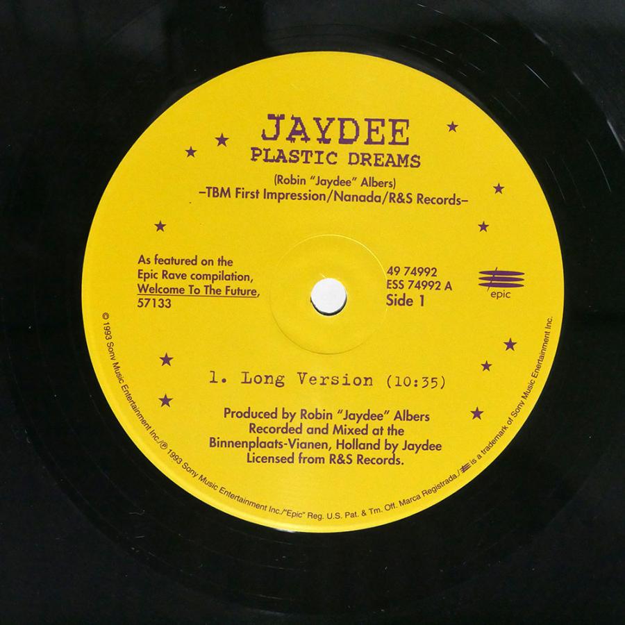 US盤 JAY DEE/PLASTIC DREAMS/EPIC 4974992 12 Face Records 通販 Yahoo
