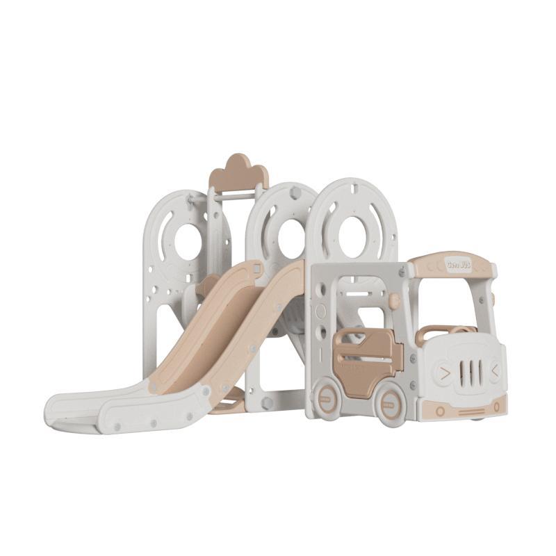 バス滑り台 すべり台 ブランコ スイング 大型遊具 すべりだい スライダー 室内 遊具 キッズ キッズパーク 子供 バスケットゴール 子供 誕生日プレゼント 子供