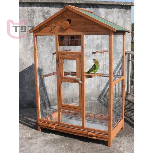 ⭐公式品⭐ 高品質★鳥小屋 木製鳥かご 大型飼育ケージ 整理しやすい 快適な空間 屋外用 鳥小屋 鳥用品 網目の間隔 逃げ出防止 多機能 【X9501186819】(33383円)