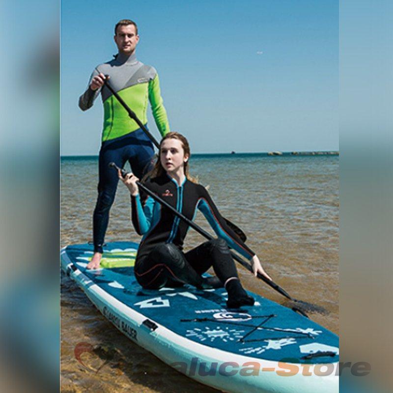 ロングボード SUP サップ スタンドアップパドルボード サーフボード インフレータ ファミリーボード 空気注入式 マリンスポーツ 成人用 LANYUBAUER 2人用 