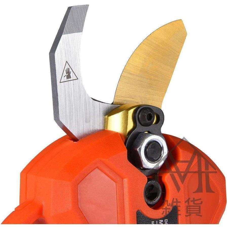 充電式電動ハサミ 剪定ばさみ 2個バッテリー付き 切断直径28mm プロ庭木/枝切り/果樹用 庭木/枝切り/剪定鋏 園芸用剪定用具 