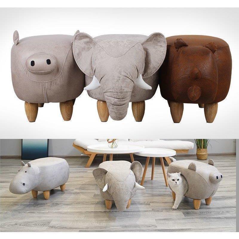 ねこ用ベッド ペットベッド キャットハウス スツール 椅子 猫用ハウス ねこグッズ ペット用品 ねこ用品 動物型 レザー調 インテリア かわいい おし cm