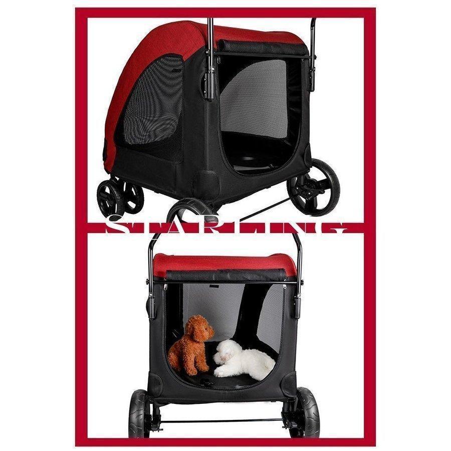 【新品 未使用 日本製】 ペットカート ペットバギー DODOPET 大型犬 多頭飼い 中型犬 小型犬 4輪 折りたたみ 省スペース 大型商品 キャスター ドッグカート バギー 【WSO8382299150】(29452円)