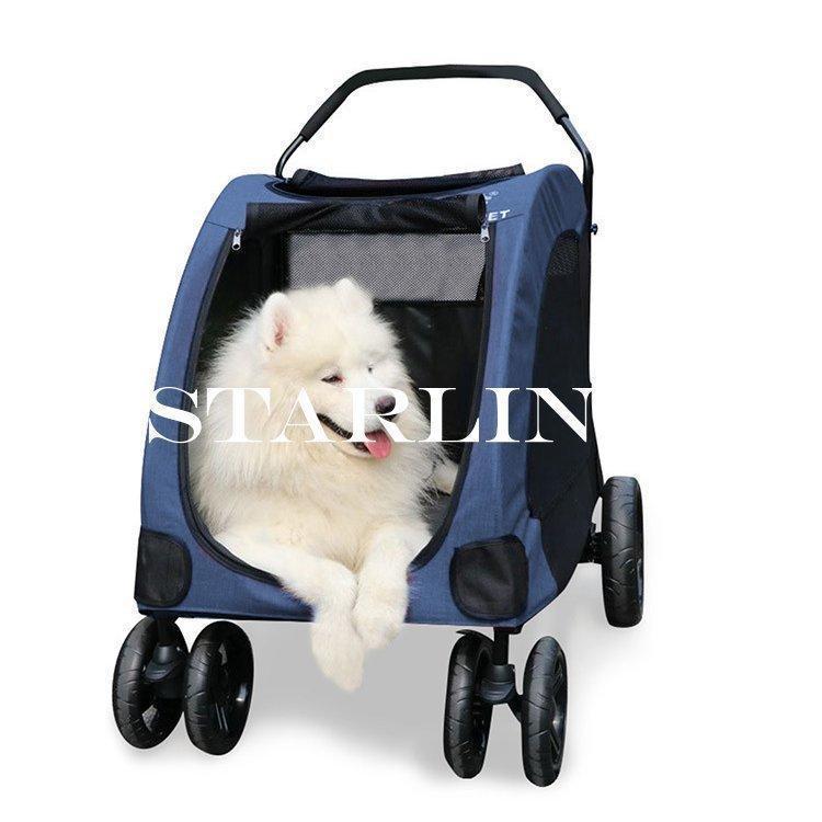 【新品 未使用 日本製】 ペットカート ペットバギー DODOPET 大型犬 多頭飼い 中型犬 小型犬 4輪 折りたたみ 省スペース 大型商品 キャスター ドッグカート バギー 【WSO8382299150】(29452円)