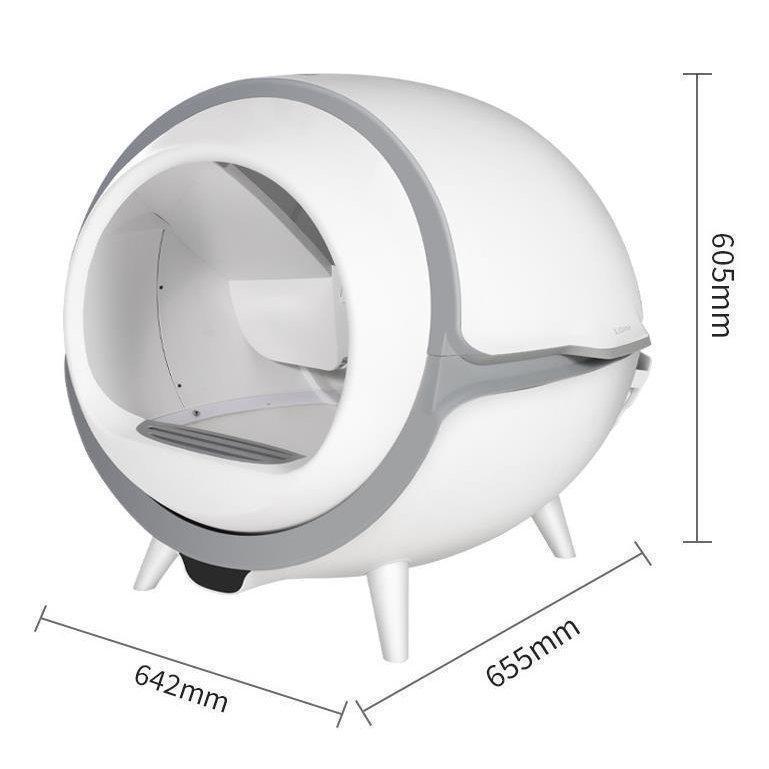 完動品 猫 トイレ 全自動トイレ 猫用 トイレ 大型 多頭飼い 猫トイレ本体 おしゃれ 猫 自動トイレ消臭 猫砂 掃除 飛び散り防止 UV消毒 掃除簡単 重量監視 ねこ ネコ 【VQL9153869697】(32163円)