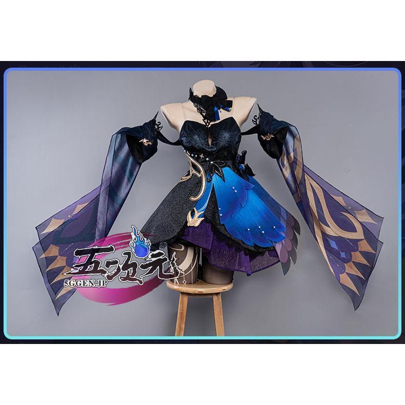 新入荷新入荷Uwowo 原神 コスプレ 刻晴 コクセイ 新スキン 霓裾の舞