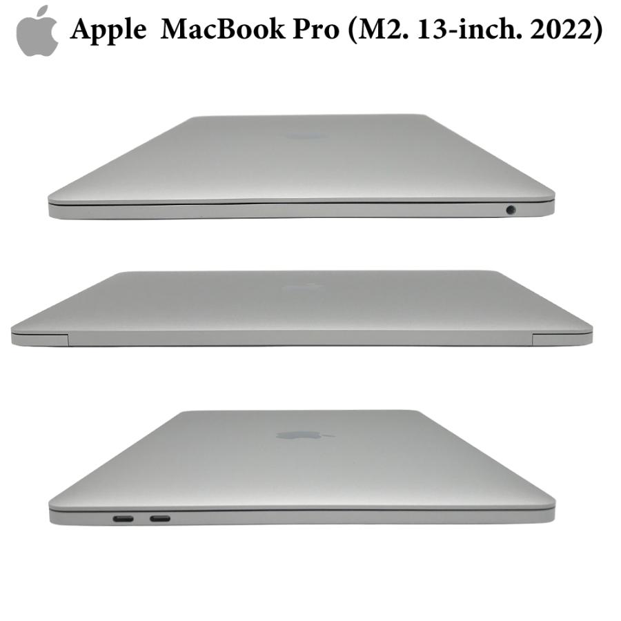 整備済みパソコン【30日間保証】Apple  MacBook Pro (M2. 13-inch. 2022)/Apple M2 8コアCPU/10コアGPU/メモリ16GB/SSD 512GB/無線LAN/【送料無料】【中古】 |  | 03