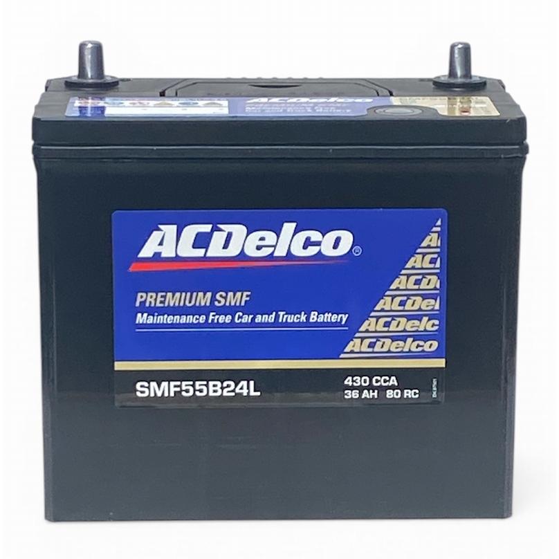 AC Delco デルコ　米国車　メンテナンスフリーバッテリー　中古 ACDelco SMF55B24L ACデルコ メンテナンスフリー バッテリー（適合