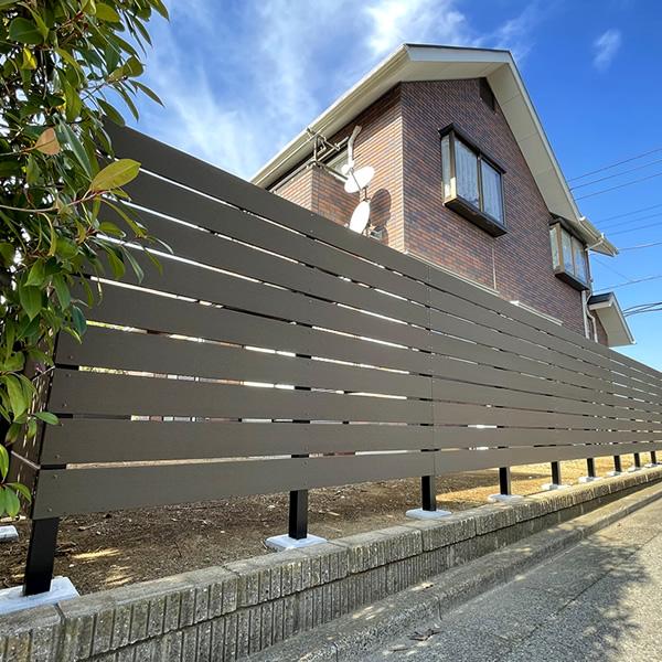 エコウッド アルミ60角支柱2500mmNEW (2.1mm厚) マット エコウッド アルミ60角支柱2500mmNEW (2.1mm厚) マット