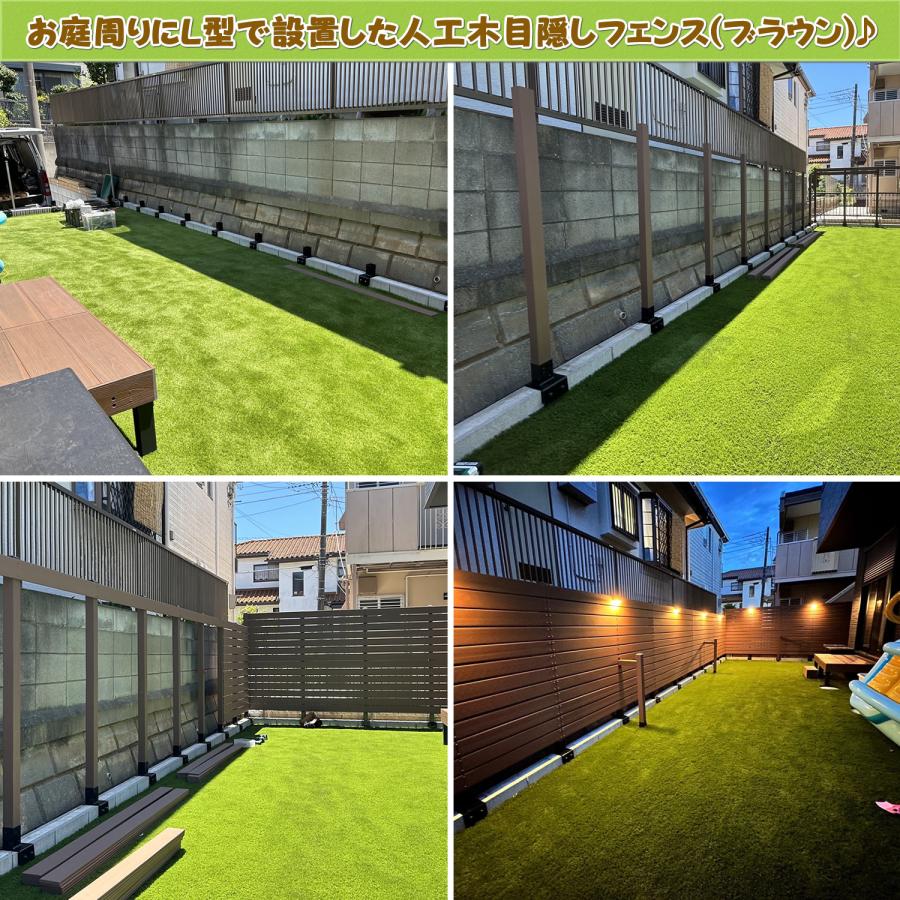 エコウッド ブロック用ポスト(60mm)固定金具 10cm用 フェンス 支柱 