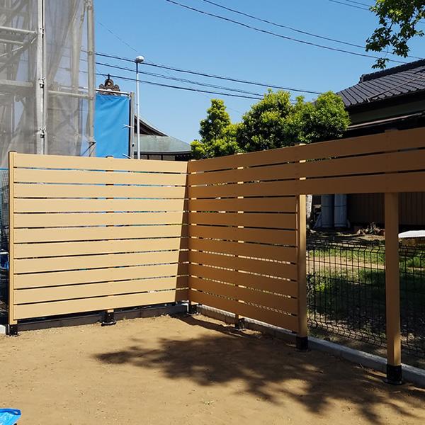 エコウッド 人工木 幕板材 （120×12mm） ベージュ 1800mm ウッドデッキ