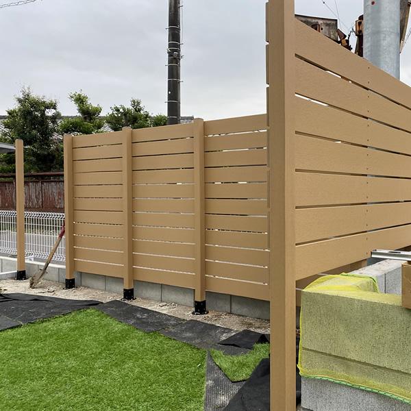 エコウッド 人工木 幕板材 （120×12mm） ベージュ 1800mm ウッドデッキ