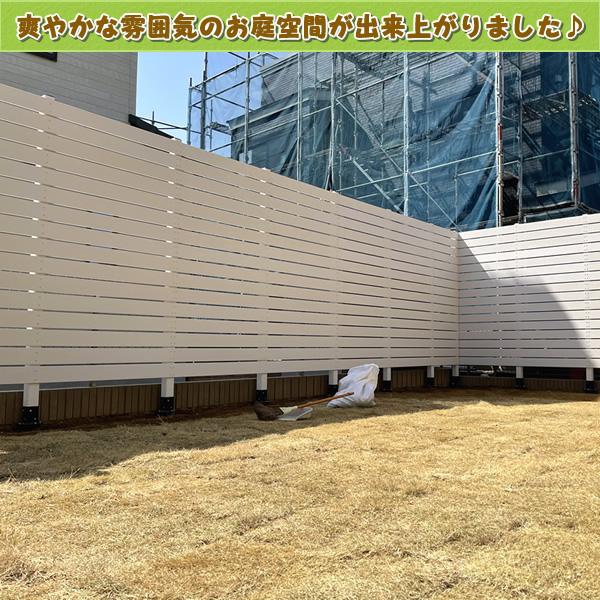 エコウッド 人工木フェンス専用ポストNEW 1200ホワイト 人工木