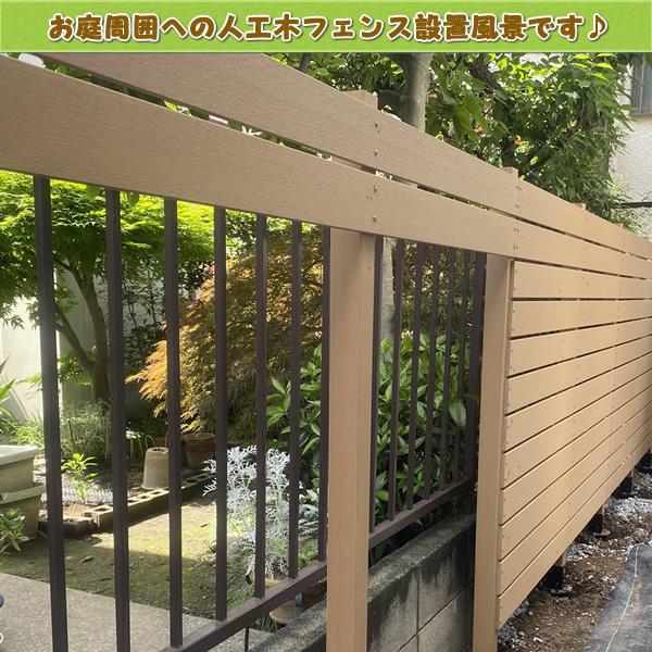 エコウッド 人工木フェンス専用ポストNEW 2000ベージュ 人工木 