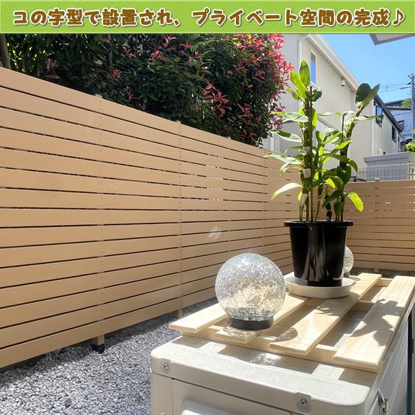 エコウッド 人工木フェンス専用ポストNEW 2000ベージュ 人工木 