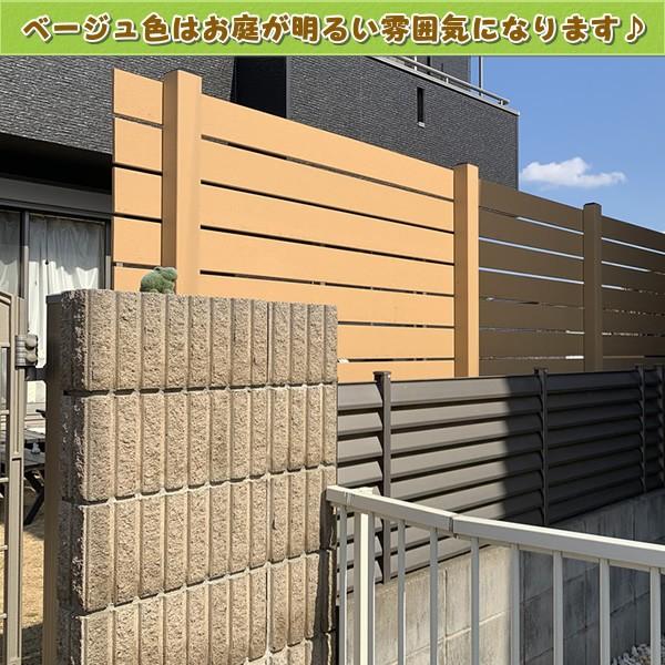 エコウッド 人工木材 NEW（100×11mm）ベージュ 1800mm DIY フェンス