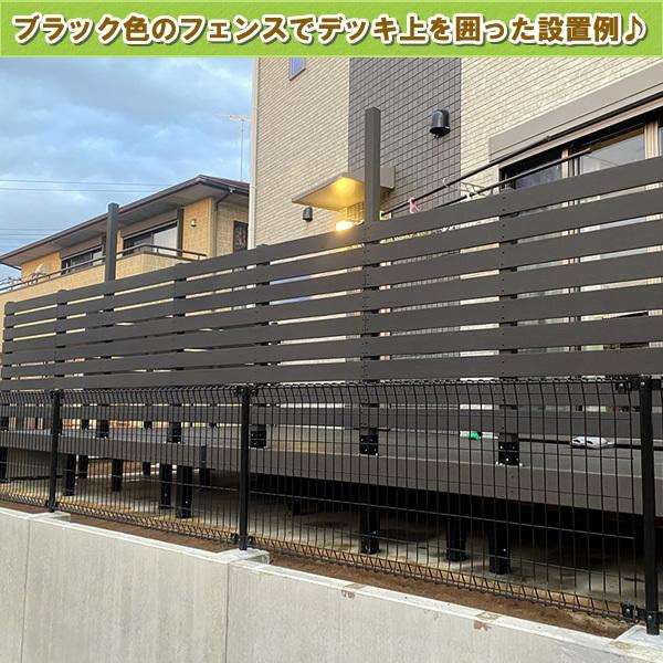 エコウッド 人工木材 NEW（100×11mm）ブラック 1800mm DIY フェンス