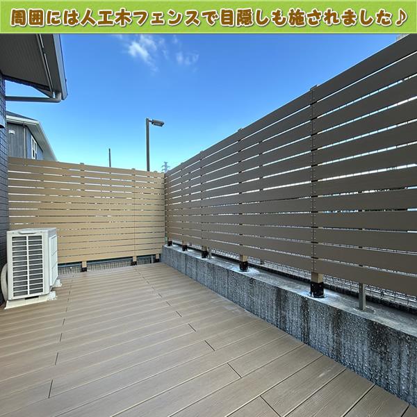 エコウッド 人工木ウッドデッキ床板 【木目】（145×25×1800mm