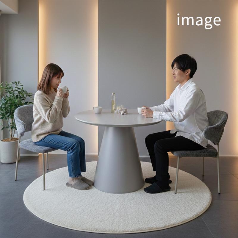 ダイニングテーブルセット 丸テーブル 3点セット 90cm ダイニングチェア 2脚セット カフェ風 韓国風 シンプル ホワイト グレー ブルー おしゃれ 1本脚 白天板 家具・雑貨ecrin - 通販 - Yahoo ショッピング