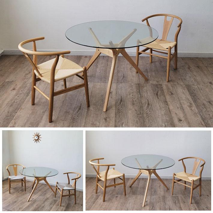 ダイニング セット 8点 分割 テーブル 幅180cm チェア 6脚 ブラウン