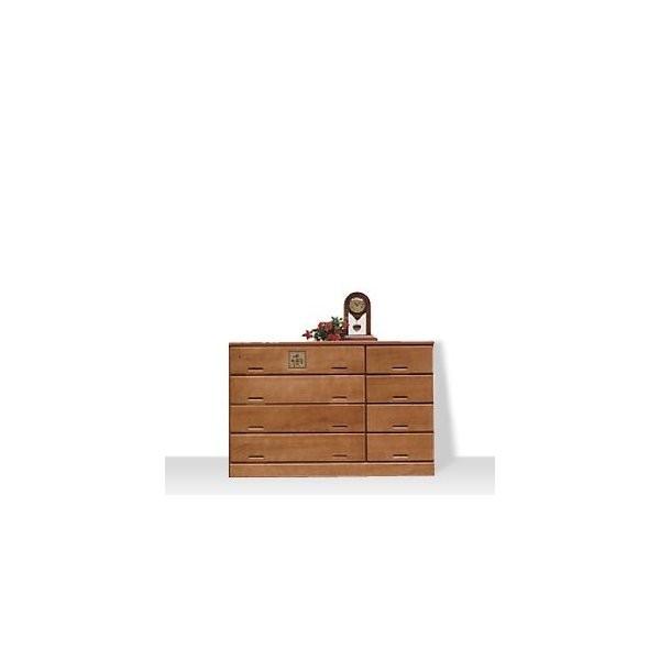 チェスト 完成品 整理ダンス タンス たんす だんす 木製 ローチェスト ナチュラル 120-4 パール