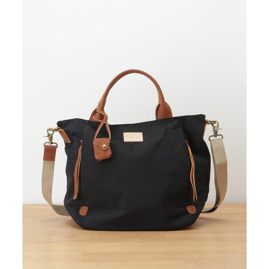 toleur トーラ トート バッグ ショルダーバッグ 2WAY ショルダーストラップ 付き ナイロン グログラン 牛革 カウレザー | toleur | 05