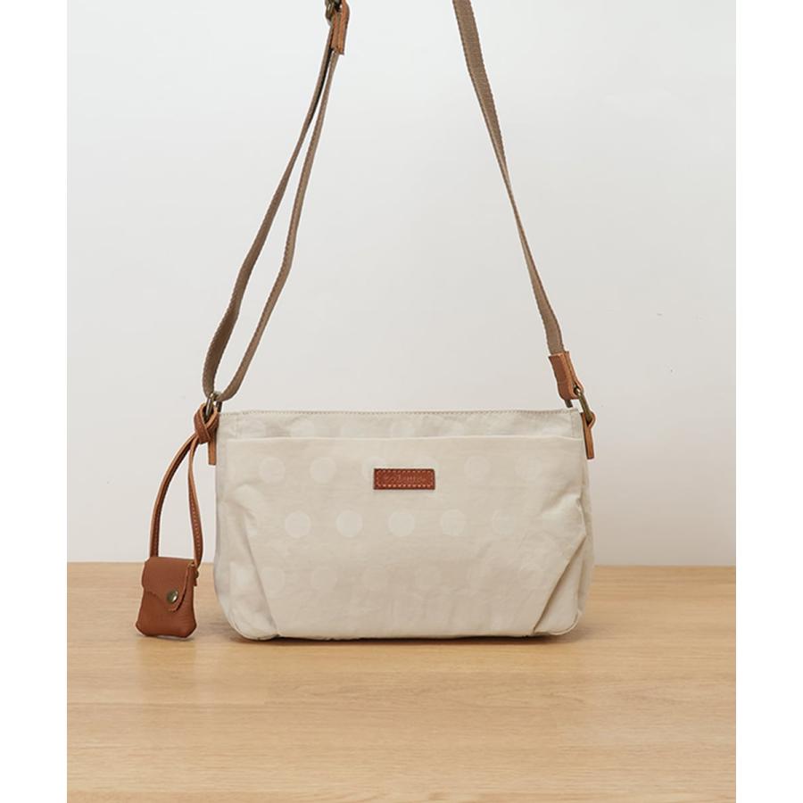 toleur トーラ ショルダーバッグ ミニ ショルダー ハンドバッグ ドット 水玉 ナイロン 牛革 カウレザー  斜めがけ レディース | toleur | 06