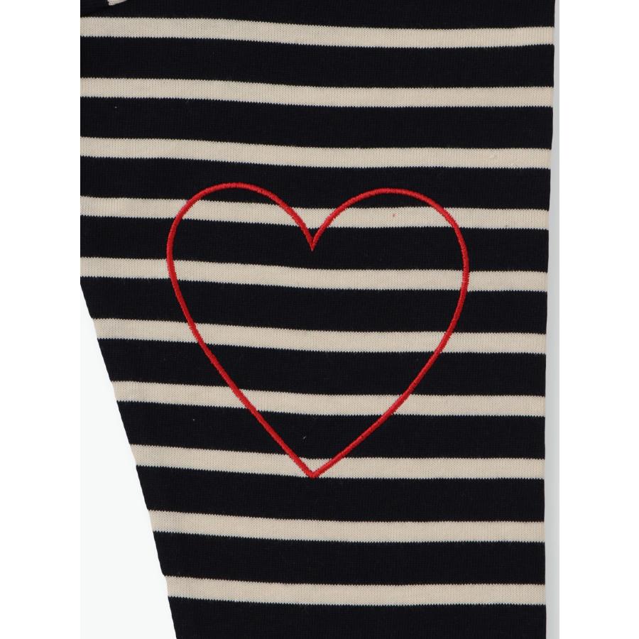 PONT DE CHALONS ポンデシャロン カットソー ロンT ロング Tシャツ ボーダー ハート ステッチ プルオーバー 綿 100% コットン レディース 2026年春夏の新色入荷 |  | 11