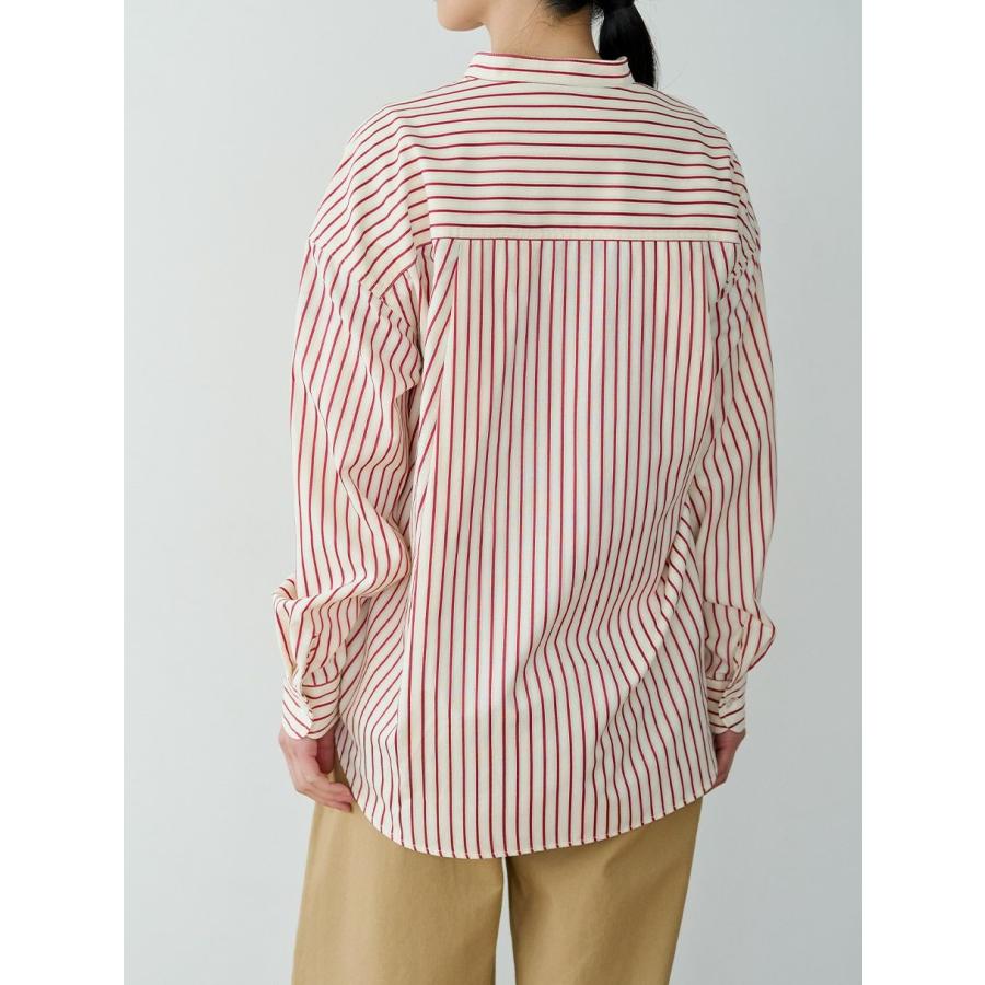 PONT DE CHALONS ポンデシャロン シャツ ブラウス バンドカラー スタンドカラー 刺繍 ボタン ポケット 付き 2025年秋冬の新色入荷 | Pont de Chalons | 03