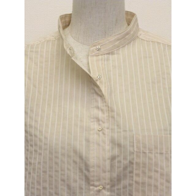 PONT DE CHALONS ポンデシャロン シャツ ブラウス バンドカラー スタンドカラー 刺繍 ボタン ポケット 付き 2025年秋冬の新色入荷 | Pont de Chalons | 09