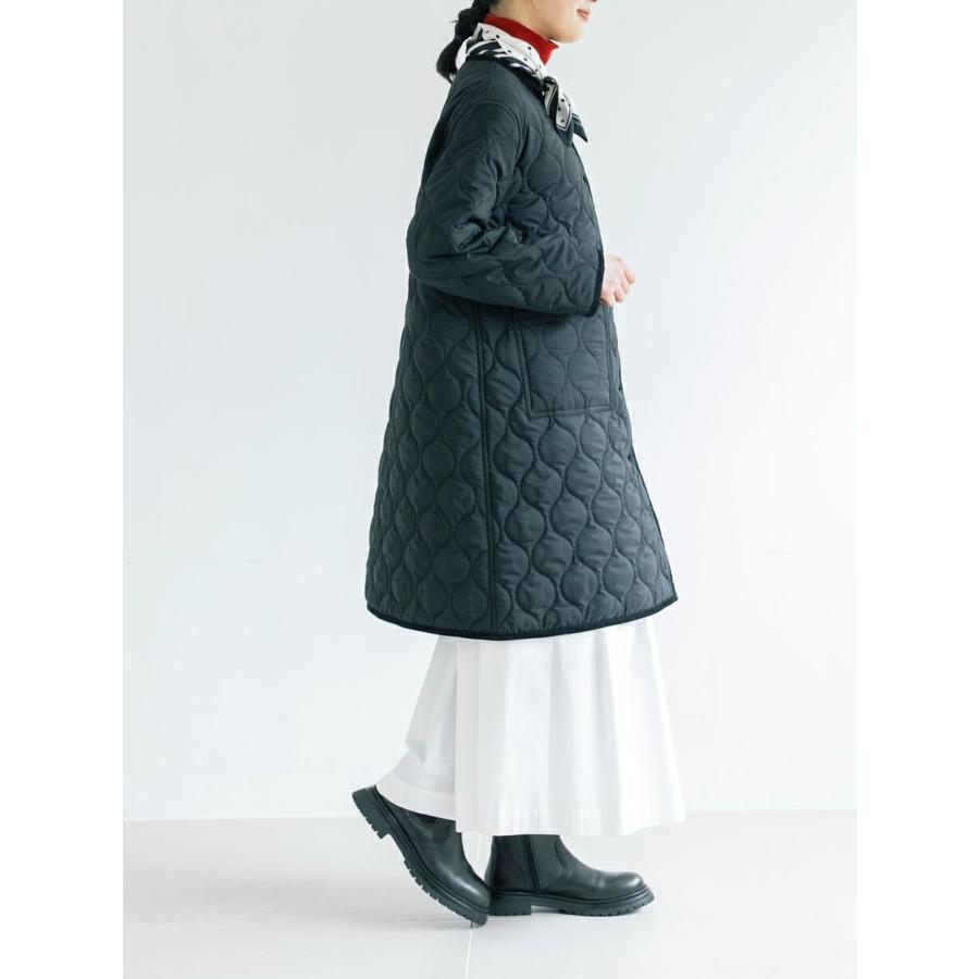 PONT DE CHALONS ポンデシャロン キルティング コート ジャケット リバーシブル ノーカラー ポリエステル タフタ アウター レディース 2025年秋冬物 |  | 01