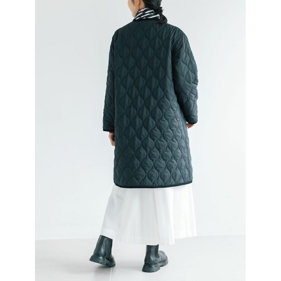 PONT DE CHALONS ポンデシャロン キルティング コート ジャケット リバーシブル ノーカラー ポリエステル タフタ アウター レディース 2025年秋冬物 |  | 02