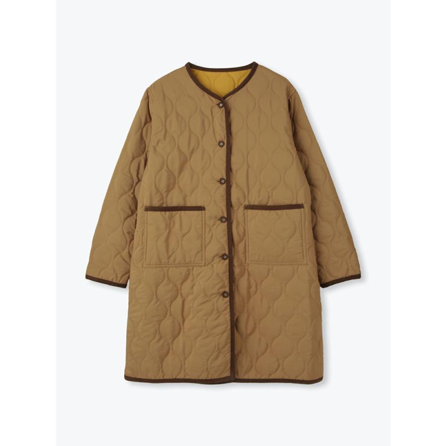 PONT DE CHALONS ポンデシャロン キルティング コート ジャケット リバーシブル ノーカラー ポリエステル タフタ アウター レディース 2025年秋冬物 |  | 06