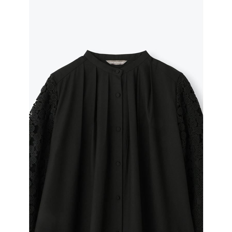 PONT DE CHALONS ポンデシャロン ワンピース ロング 袖 レース バンド