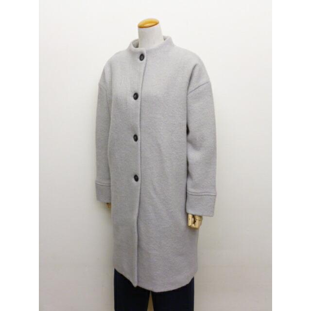 mao made（マオメイド） コート ロング ミドル 丈 モックネック ボトル