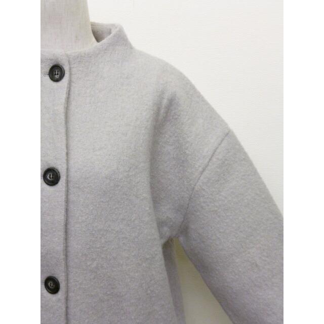 mao made（マオメイド） コート ロング ミドル 丈 モックネック ボトル