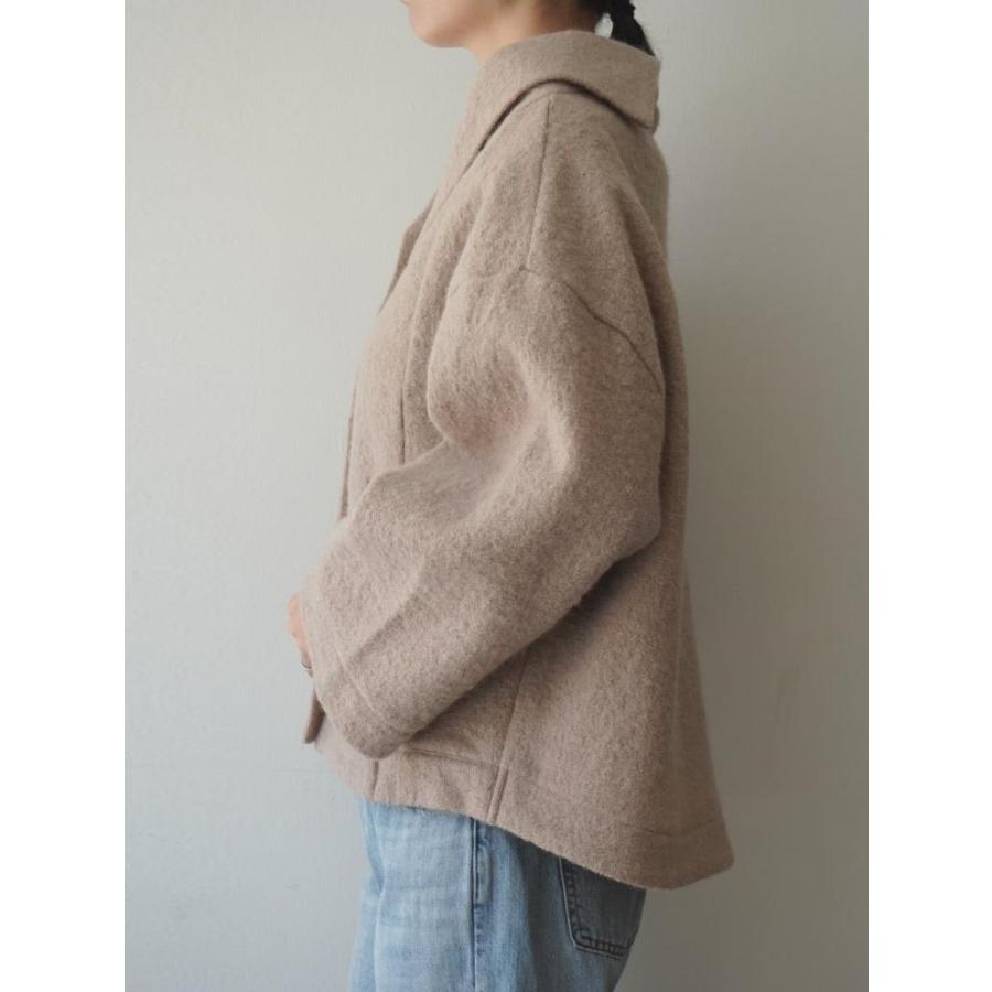 mao made（マオメイド） ジャケット ショート コート ショールカラー