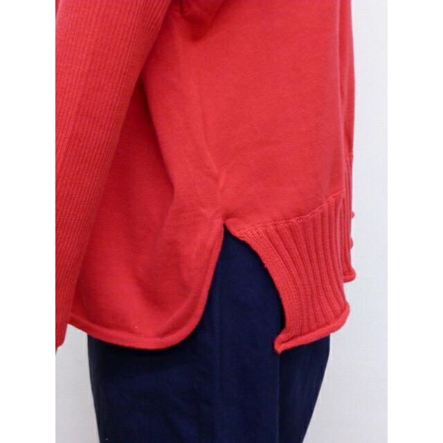 マオメイド mao made カーディガン ニット セーター 前後 2WAY クルーネック プルオーバー セミ ドルマン スリーブ コットン 綿 100 % 2025年春夏物 セール | mao made | 11